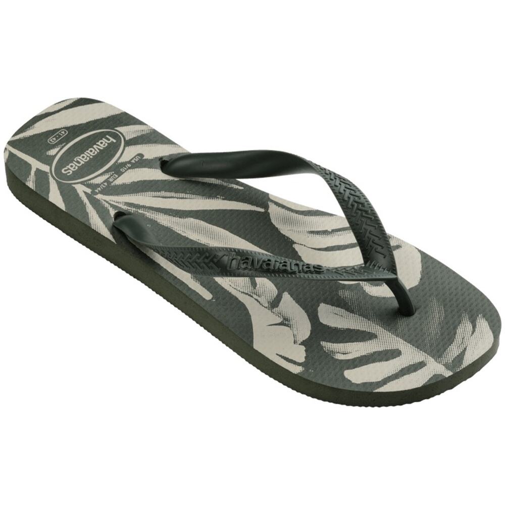 HAVAIANAS Green Palm Leaf Print Flip Flops